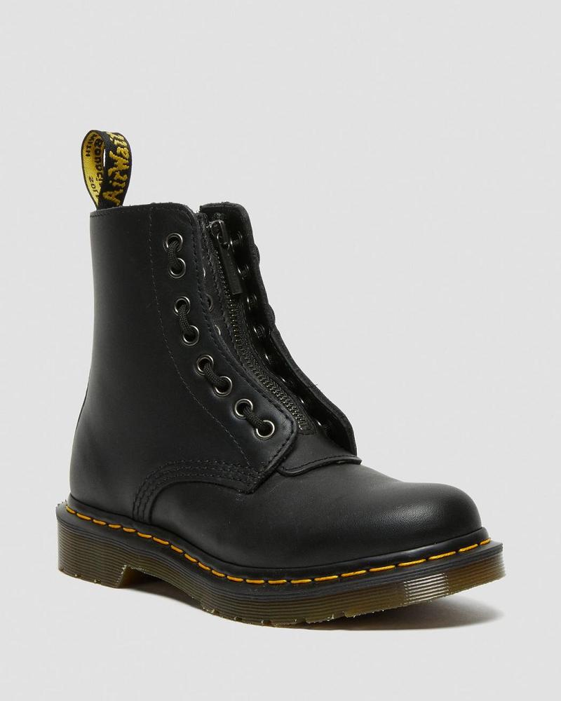 Dr Martens 1460 Pascal Nappa Winterschoenen Dames Zwart | NL 498OKI